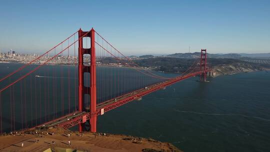 旧金山大桥 金门大桥视频素材模板下载