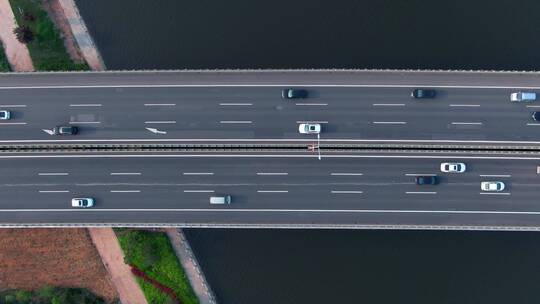 航拍城市交通-车辆行驶-交通车流立交桥视频素材模板下载