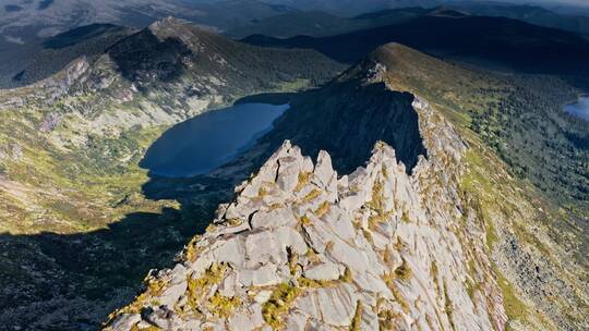 航拍山川河流景观视频素材模板下载