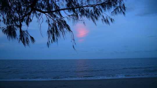 浅海黎明景观