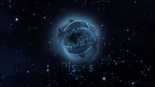 双鱼座Pisces视频素材模板下载