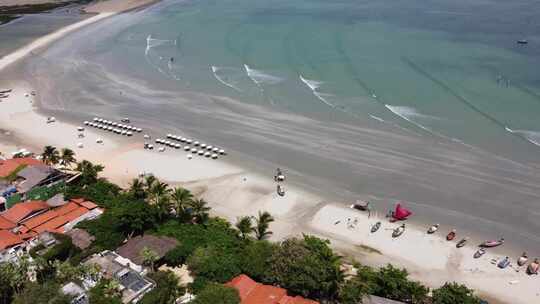 巴西Jericoacoara。巴西东北部度假旅行的热带风景。