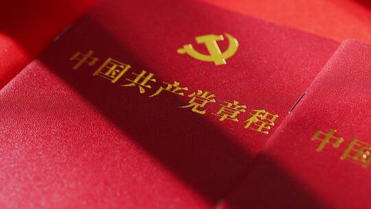 光影扫过中国共产党章程