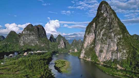 航拍风景 桂林山水 大美中国 壮丽山河