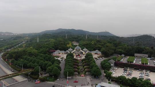 广西南宁青秀山5A景区航拍