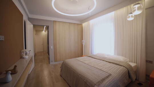 现代简约风格卧室室内场景