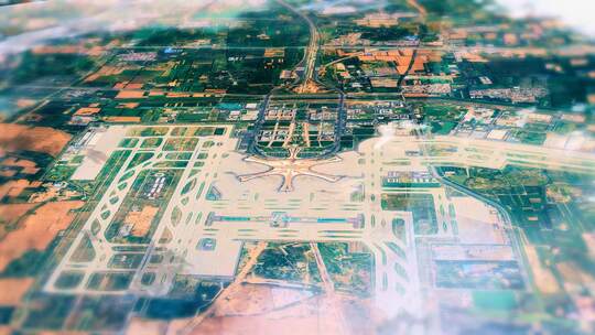 4K北京大兴国际机场实景航拍视频素材视频素材模板下载