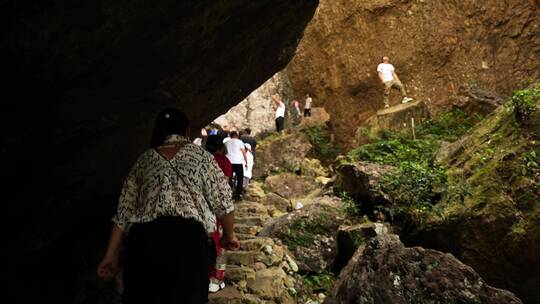 浙江温州雁荡山山谷奇特景观