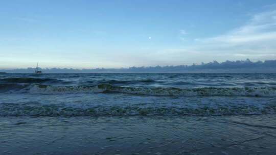 慢镜头大海涨潮4k 素材