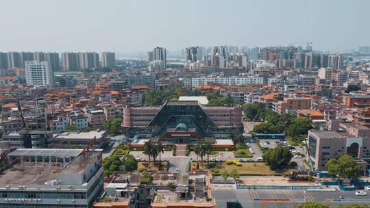 广东旅游视频东莞中堂镇政府大楼远景