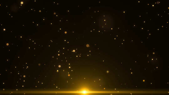 金色唯美粒子光斑-Alpha通道
