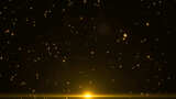 金色唯美粒子光斑-Alpha通道高清在线视频素材下载
