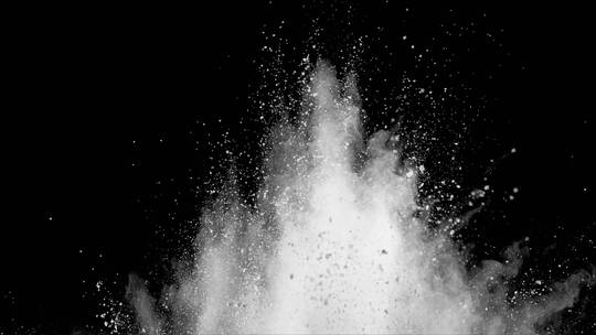 4K彩色粉尘爆炸喷射飞溅带Alpha   (1)视频素材模板下载