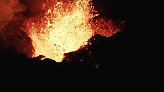 火山，熔岩，冰岛，山