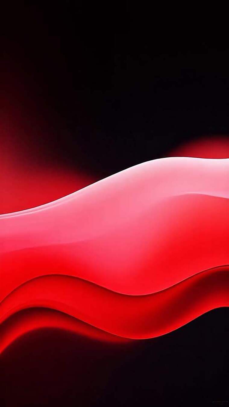红色波浪抽象背景素材