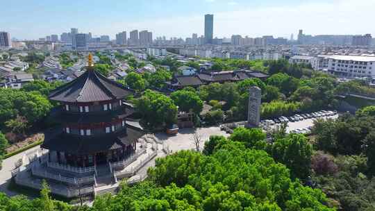 4K航拍苏州寒山寺16