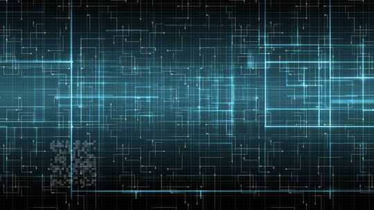 科技感线条网格特效