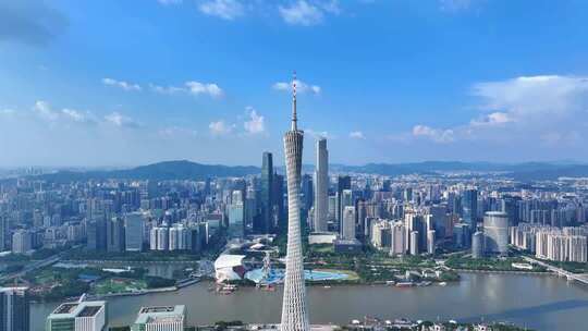 4K广州城市风光宣传片精品航拍