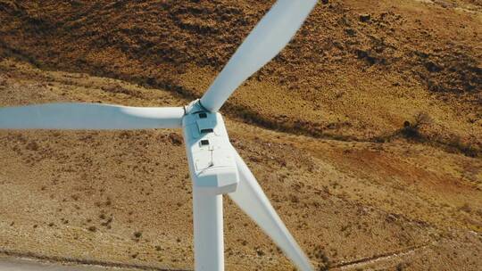 清洁能源风力发电航拍