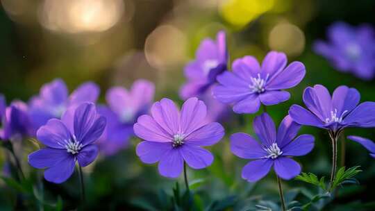 春暖花开 小清新 草地花丛