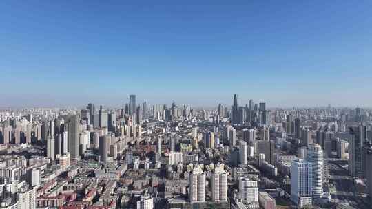 天津和平区天津大景五大道文化旅游区航拍