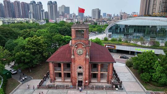 芜湖老海关芜湖地标宣传片航拍视频素材模板下载