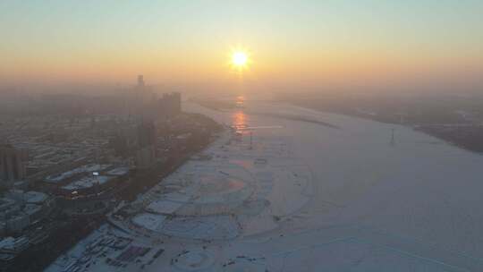 黑龙江哈尔滨松花江冰雪嘉年华