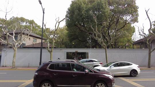 上海武康路文化历史街道4K实拍