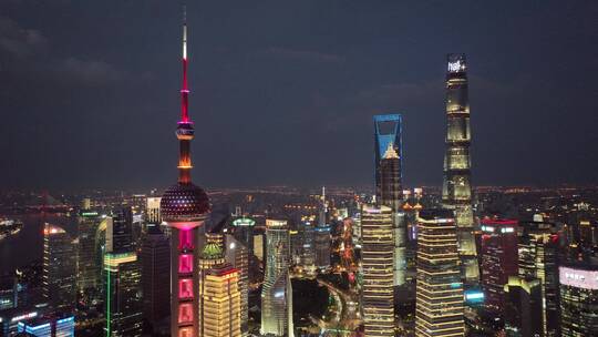 上海地标建筑夜景