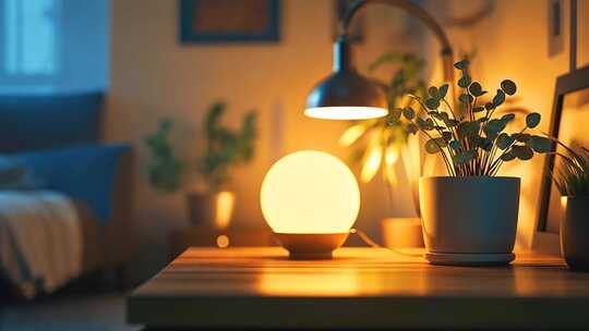 温馨室内氛围 舒适宜人放松环境 暖意融融