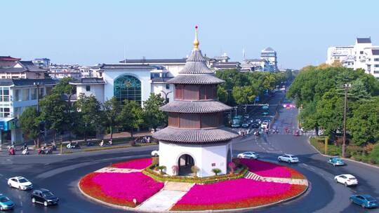 扬州市文昌阁航拍