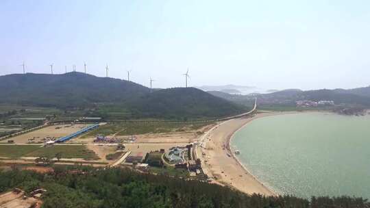 海岛海边 浪花海鸥飞翔实拍素材