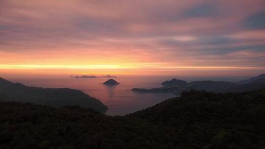 海景日出 日落 航拍 冲浪 大海