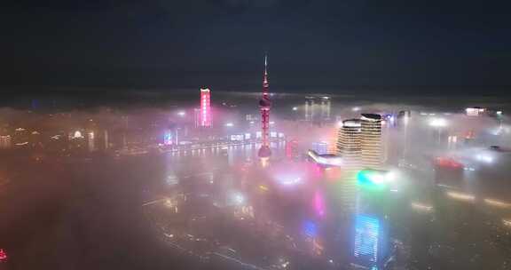 2024上海 上海云雾 上海夜景云雾