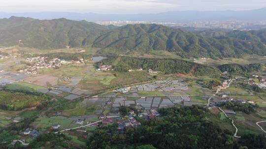 航拍南方春耕农业种植农田农作物视频素材模板下载