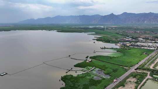 内蒙古阴山下的哈素海