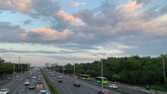 2023夏季北京6月天空夕阳晚霞