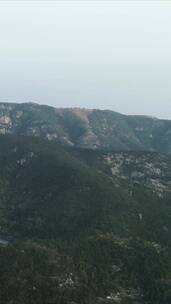 旅游景区青岛崂山5A景区竖屏航拍