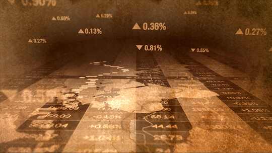 股票市场金融交易图 高端数字科技金融特效视频素材模板下载