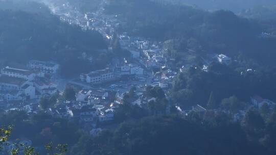 安徽九华山百岁宫雾景视频素材