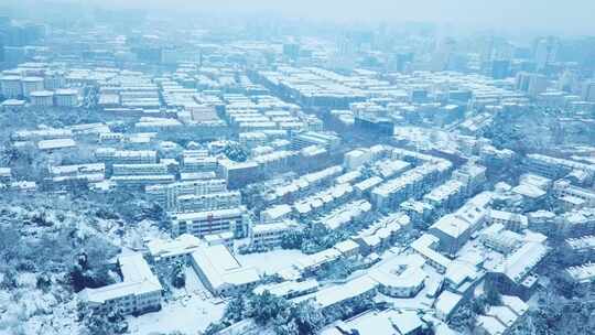 杭州城雪景浙江雪景