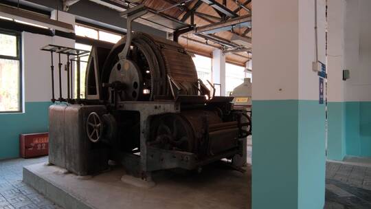 六七十年代棉纺厂绢纺厂老式厂房车间