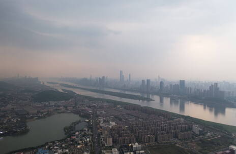 长沙暴风雨来临延时摄影