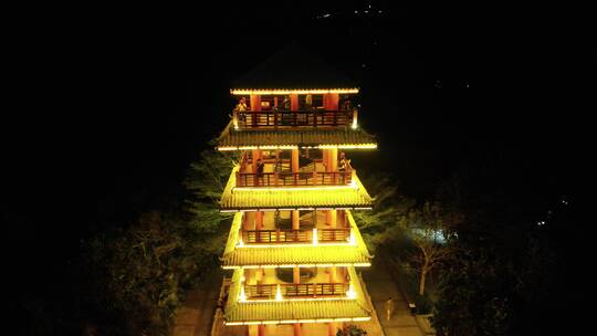 三亚临春岭城市夜景