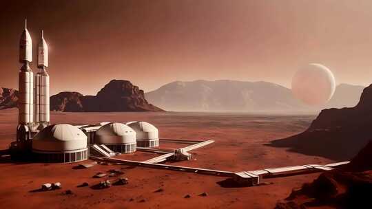 未来科技火星基地