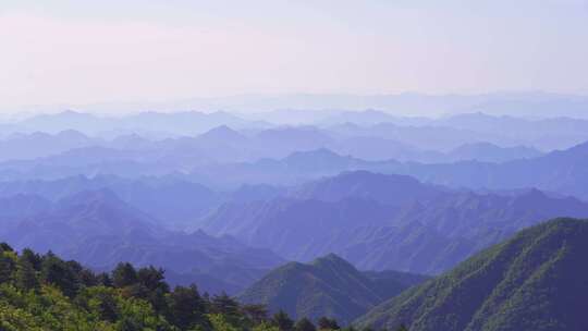 杭州临安大明山牵牛岗群山风景