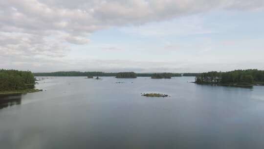 瑞典，森林，湖泊，河流