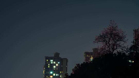 4k金星伴月延时