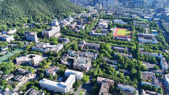 浙江大学玉泉校区航拍风光