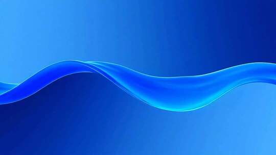 蓝色动感波浪背景素材